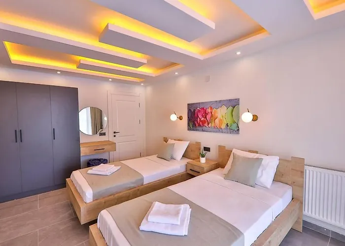 Villa Saribelen 2 Bedroom Secluded With Private Pool Hot Tub Kalkan